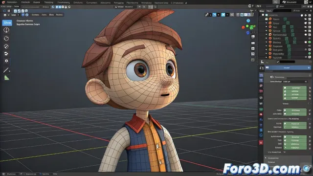 Cómo separar y unir cabeza y cuerpo en Blender sin romper shape keys