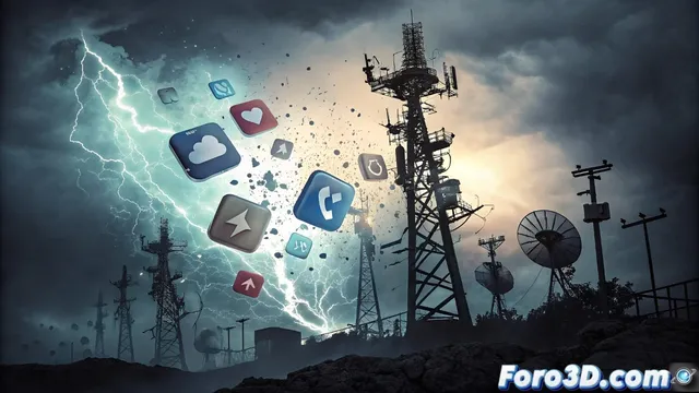 Interrupciones masivas en aplicaciones de comunicación y entretenimiento por caída de AWS