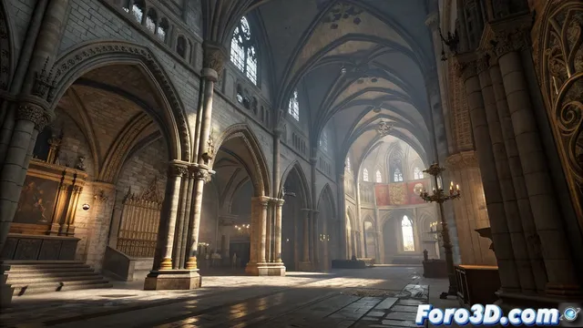 Los símbolos ocultos de la Catedral de Burgos: recreación en Blender