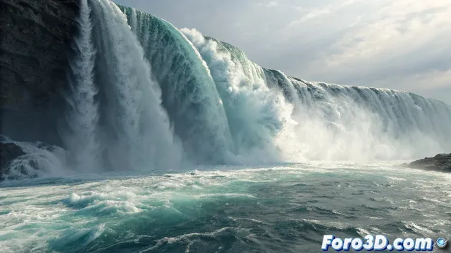 Crear una cascada realista en Maya desde partículas hasta splash