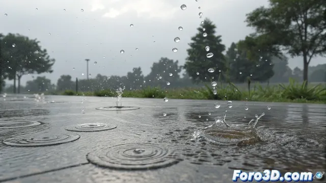 El Arte de las Gotas de Lluvia Realistas: De la Simplicidad a la Complejidad