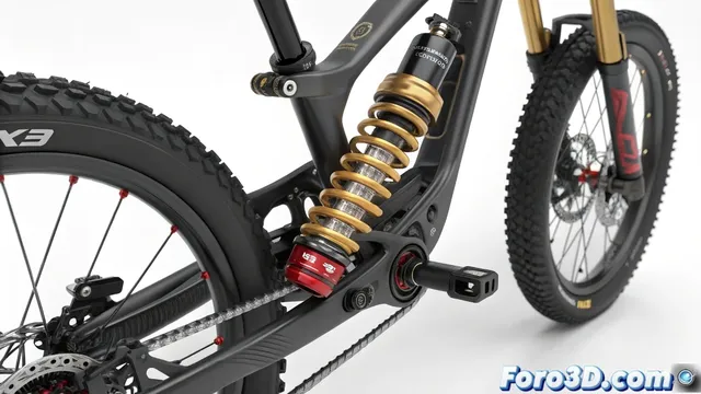 Guía para crear una suspensión realista de bicicleta en 3ds Max con huesos