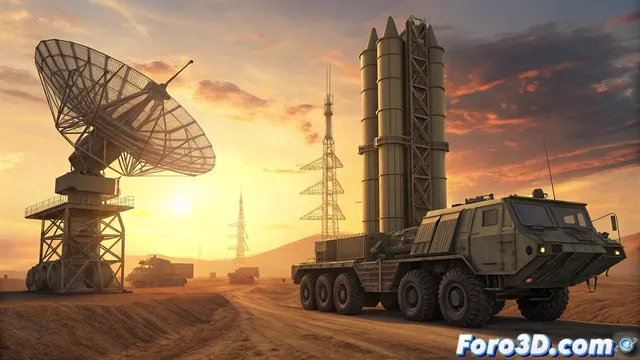 Sistema S-400 Triumf: evolución y modelado 3D de la defensa antiaérea rusa