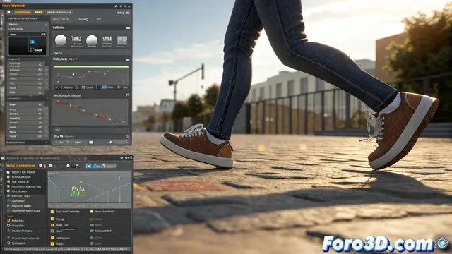 Solución al deslizamiento de pies en animaciones 3D con motion flow