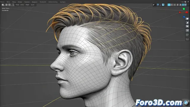 Domina la simulación de cabello con splines sin que atraviesen la cabeza