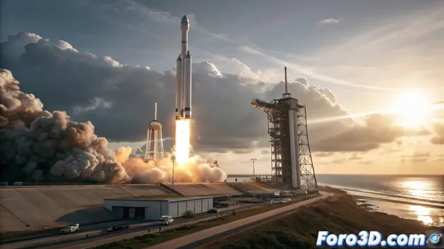 SpaceX al límite con Blender