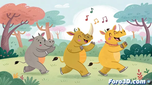 OAK9 Entertainment desvela Stomp Stomp Rhinos su nueva serie animada infantil