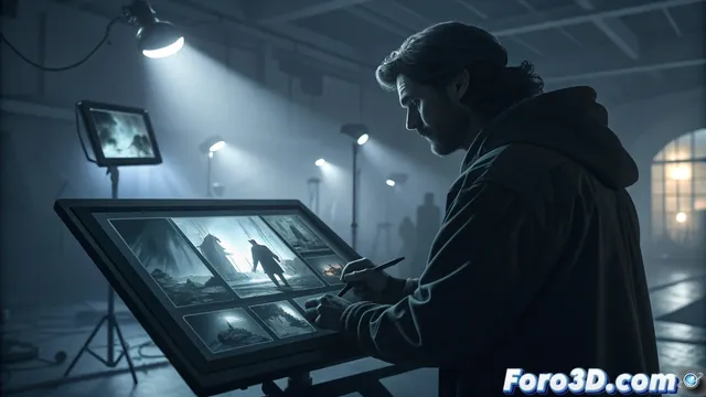 Storyboard y previsualización cinematográfica: narrativa visual con Wacom One 13 Touch