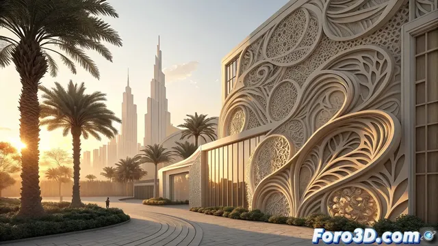 Fachadas cerámicas impresas en 3D cambian la arquitectura hotelera en Dubái