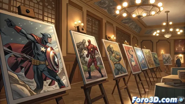 Subasta de colección de arte original de John Cassaday para beneficiar a su familia