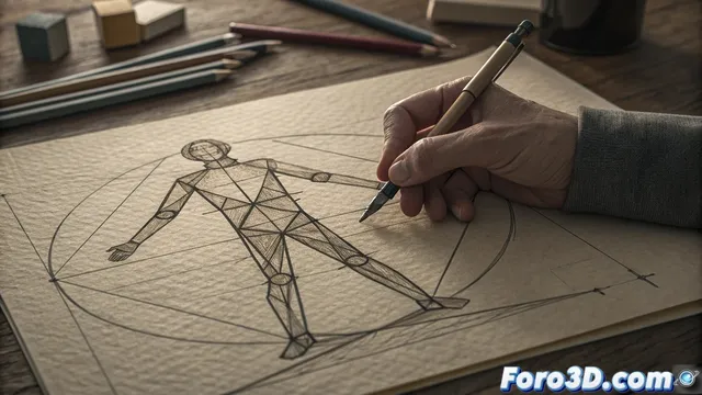 El encaje en dibujo: técnica esencial para estructurar tus creaciones