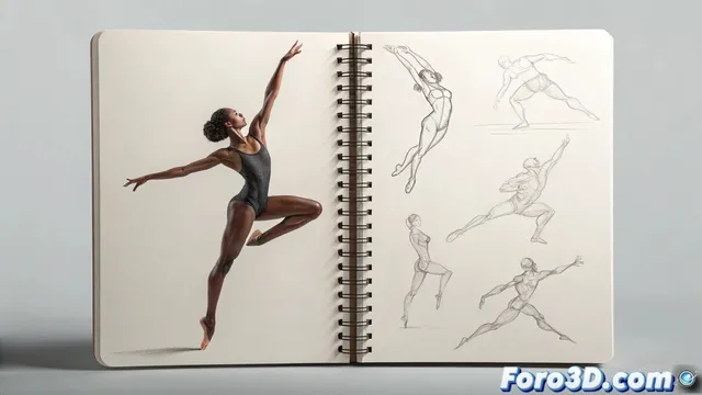 Técnicas para dibujar figuras con energía y naturalidad