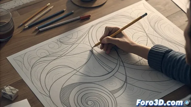 La técnica de rotación del papel para mejorar el dibujo