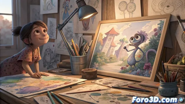 Fusión de técnicas artísticas tradicionales y digitales en la creación contemporánea