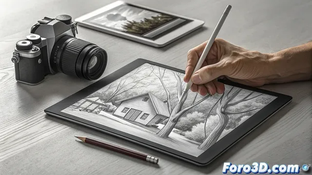 Aprender a dibujar utilizando fotografías como referencia