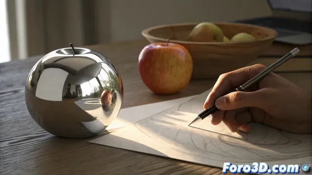 Dominando reflejos distorsionados en ilustración realista