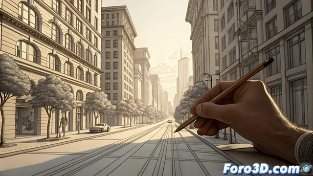 Dominando la perspectiva con puntos de fuga en ilustración digital