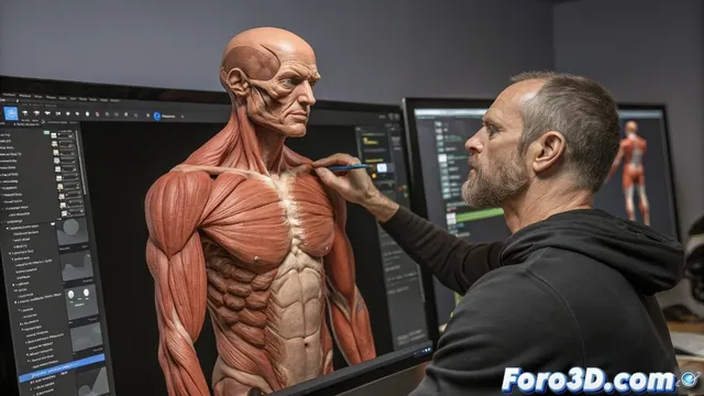 Técnicas profesionales para simular musculatura en personajes 3D
