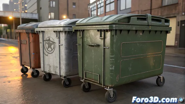 Crear un contenedor urbano realista en Houdini con materiales PBR
