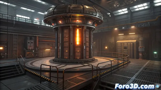Texturizar un reactor de fusion nuclear con Substance 3D Painter y Designer