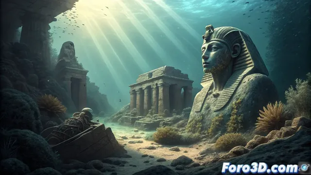 Recreando thonis-heracleion con accurig: modelando la ciudad egipcia sumergida