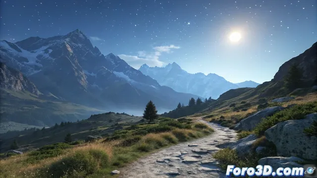 El arte de transformar el día en noche en 3ds Max