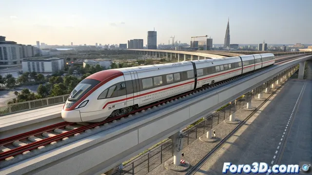 Modelado de un tren de levitación magnética alemán en SolidWorks