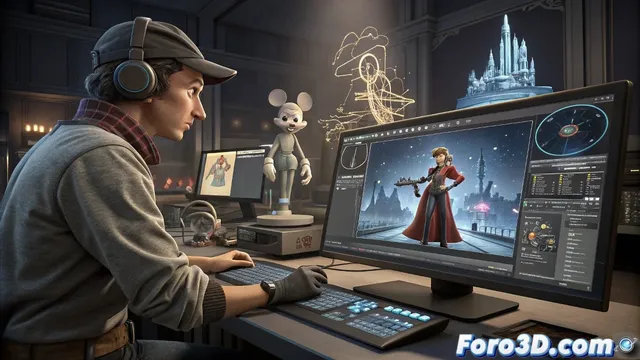 Artista 3D de Disney revela claves para usar IA en diseño digital