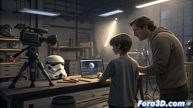 Padre e hijo crean cortometraje de Star Wars por menos de 3.000 dólares en su garaje