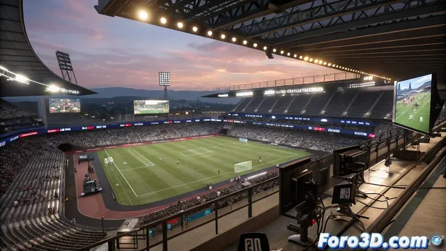 Sports Broadcast | Motion Design Sample de Epic Games para Unreal Engine