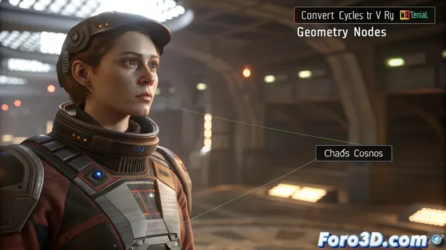 Chaos estrena V-Ray 7.1 para Blender con renderizado de Geometry Nodes y conversion de materiales