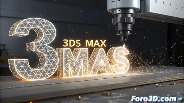 Cómo usar fuentes no TrueType y convertir imágenes en texto 3D en 3ds Max
