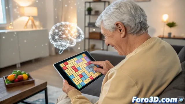 Los videojuegos de rompecabezas mejoran la cognición en adultos mayores