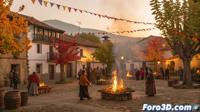 Villanueva de la Vera celebra su fiesta de la mata con tradición y sabor