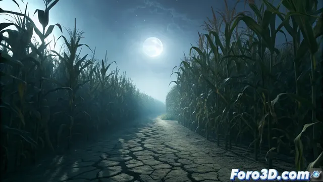 La leyenda del laberinto de maíz sobrenatural y su recreación en Blender