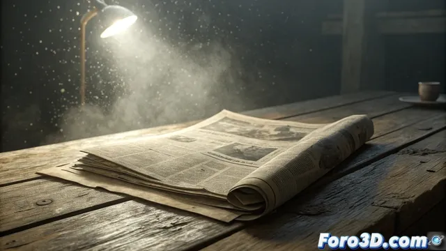 El ritual del periódico antiguo: leyenda urbana y proyecto en Blender