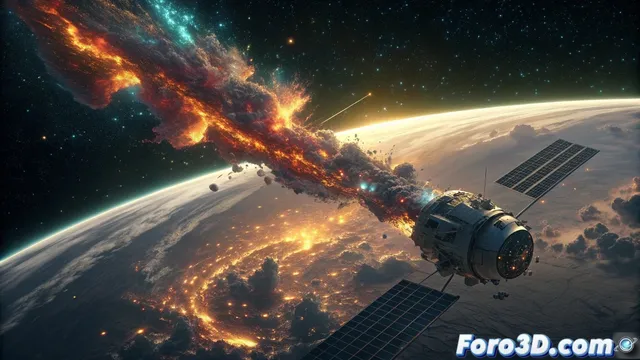 La amenaza invisible: químicos tóxicos de satélites en desintegración atmosférica