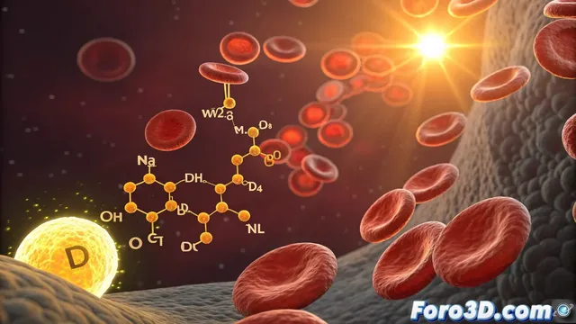Visualización del equilibrio de la vitamina D en 3ds Max