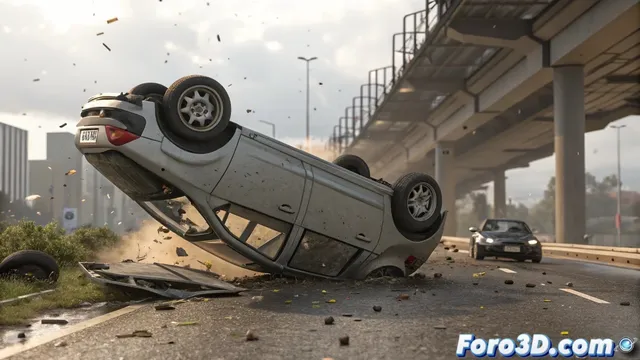 Cómo lograr el vuelco de un coche con simulaciones físicas en 3ds Max