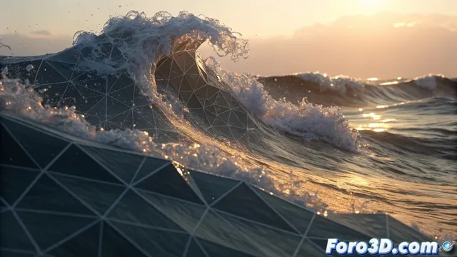 Blender 5 presenta el modificador Wave para crear ondas animadas