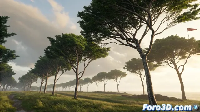 Wind Effect en Unreal Engine 5: Simulación dinámica de viento para entornos interactivos