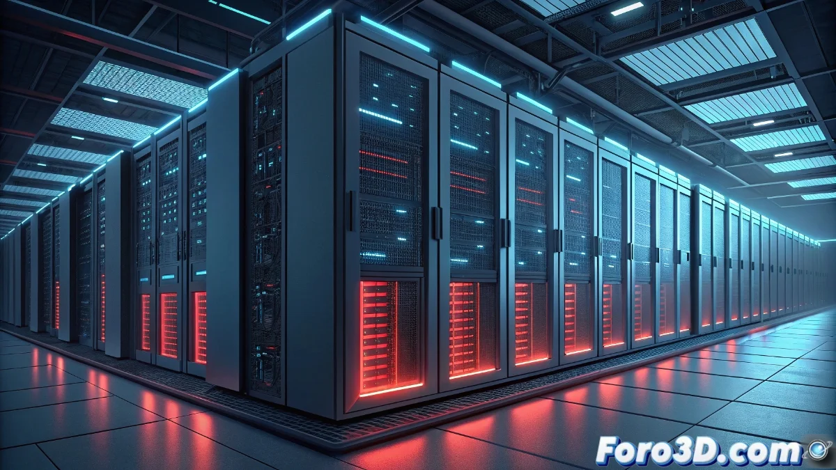 Superordenador exascala europeo con arquitectura AMD EPYC Venice y GPUs Instinct MI430X en centro de datos moderno