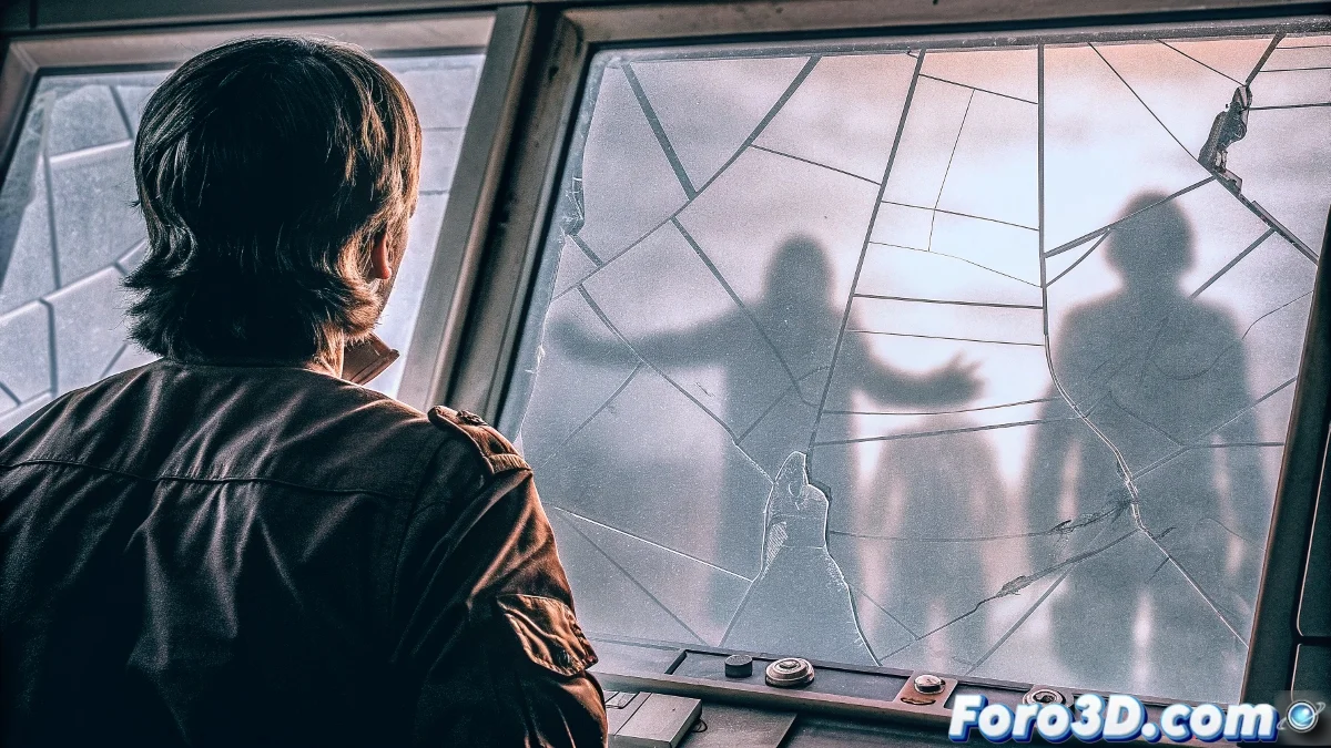 Kleya de espaldas en la sombra, con hologramas de operativos rebeldes alrededor y el símbolo de la Alianza Rebelde emergiendo en primer plano