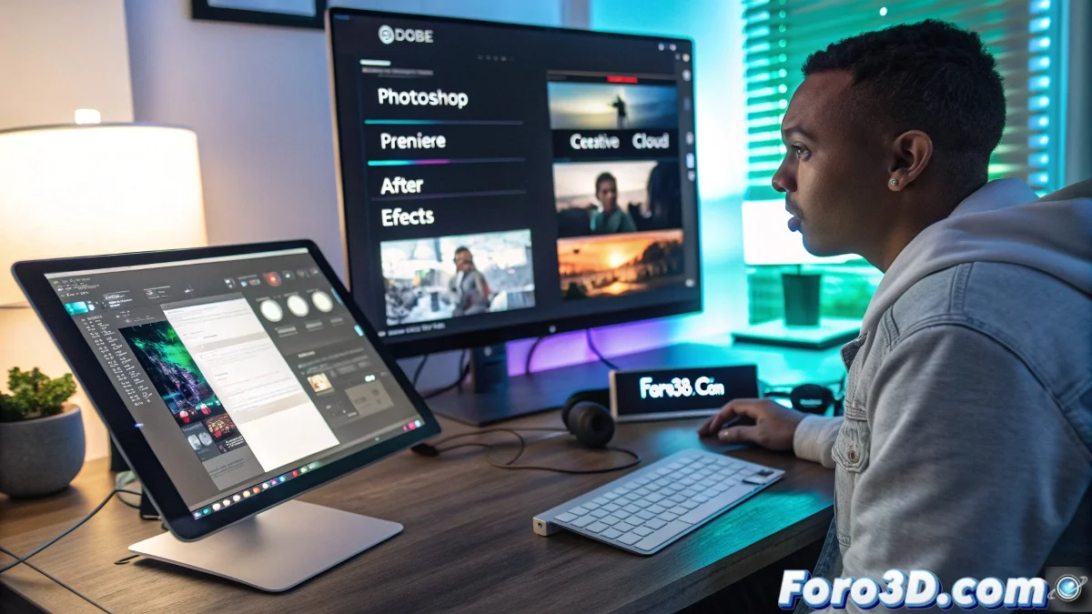 Interfaz de Adobe Creative Cloud mostrando los nuevos planes de suscripcion Pro y Standard con comparacion de caracteristicas y precios.