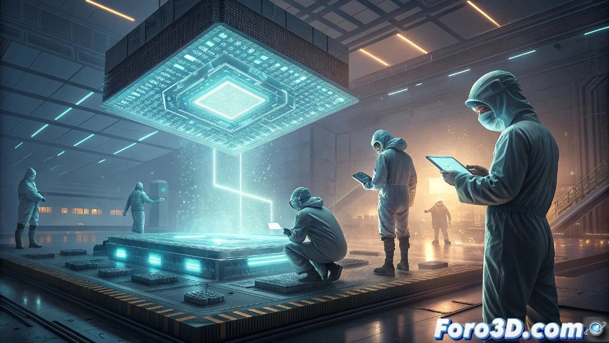 Procesadores de inteligencia artificial chinos Ascend, Hanguang y Kunlun exhibidos sobre un fondo de circuitos electrónicos con banderas de China y gráficos de rendimiento computacional