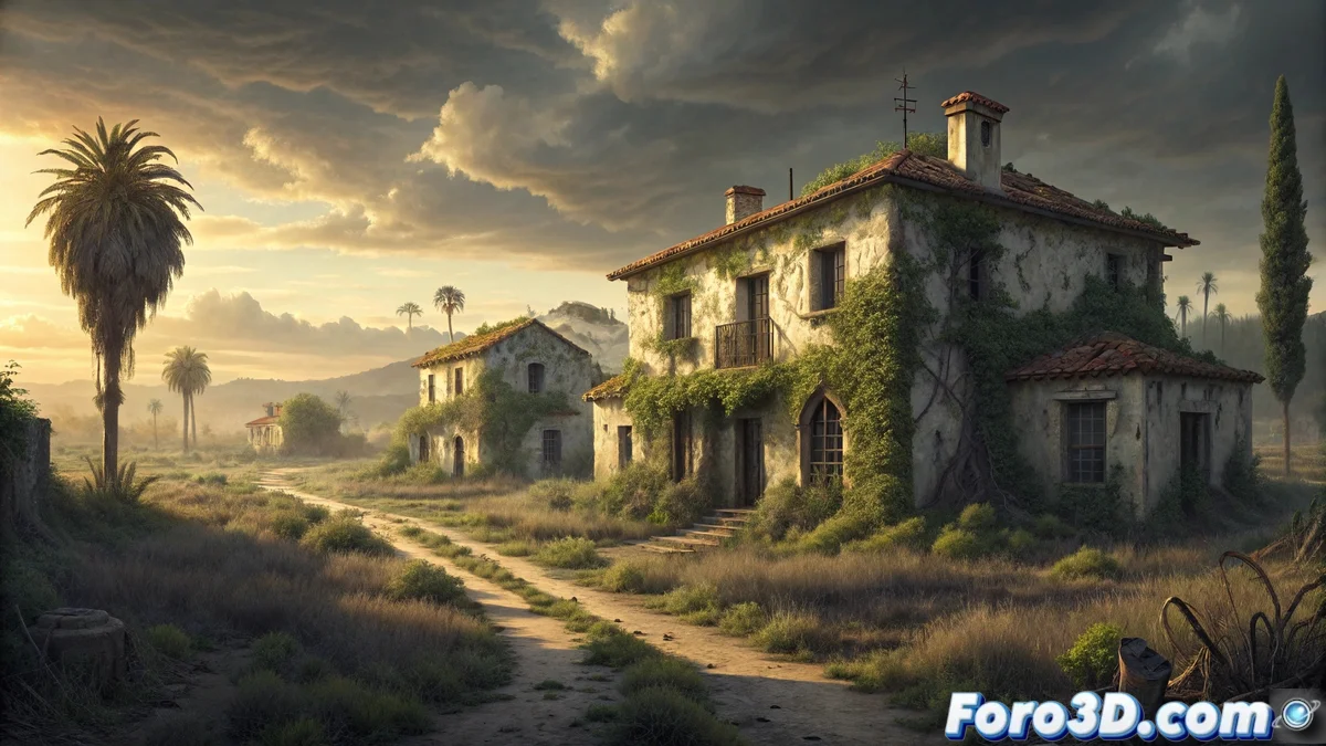 Fotografía artística en blanco y negro que muestra una casa vacía con ventanas rotas y luz natural filtrándose a través de ellas, creando contrastes dramáticos entre sombras y espacios abandonados.