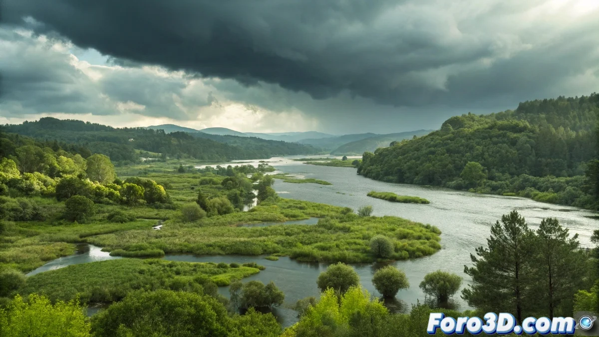 Mapa de Galicia con superposición de datos pluviométricos mostrando acumulados de lluvia por comarcas, con zonas en azul intenso indicando mayores precipitaciones