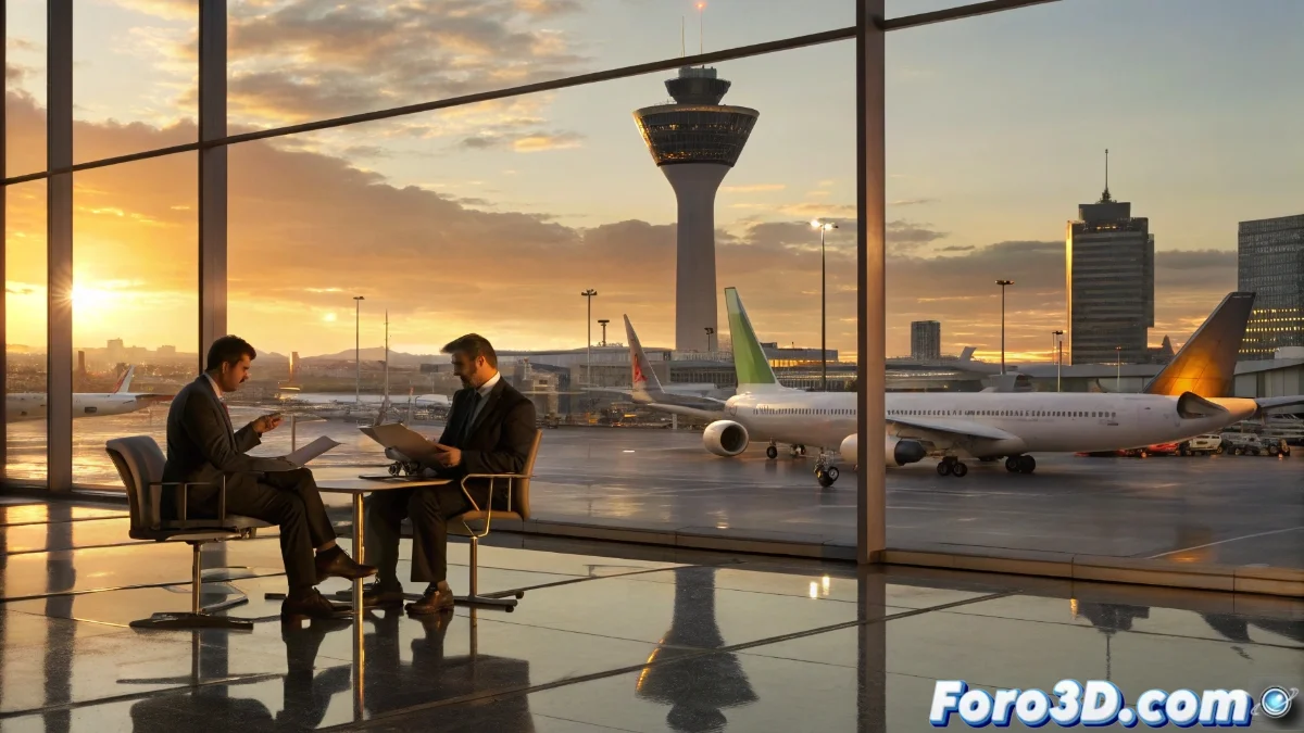 Reunión ejecutiva entre directivos de IAG y representantes del gobierno portugués analizando documentos financieros sobre la aerolínea TAP