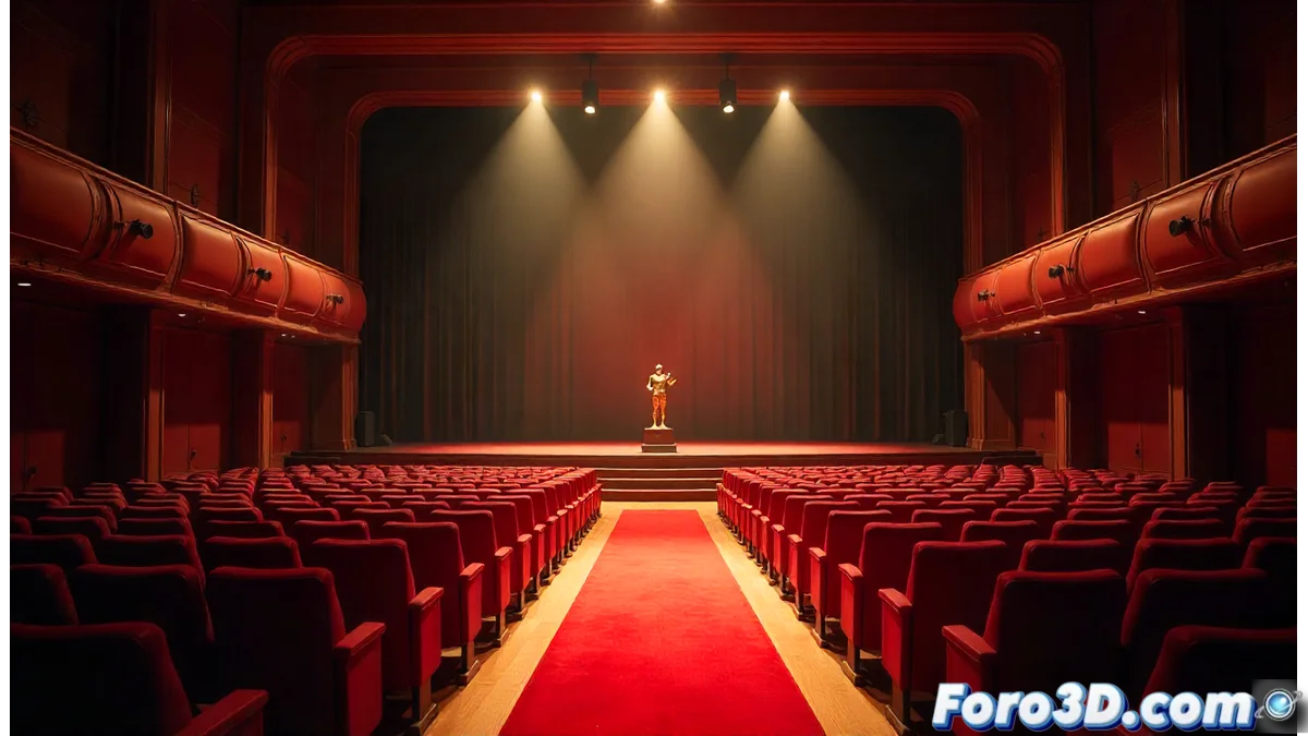 Escultura de Joan Miró que representa el Premio Princesa de Asturias junto a documentos de candidatura sobre una mesa de madera con iluminación profesional