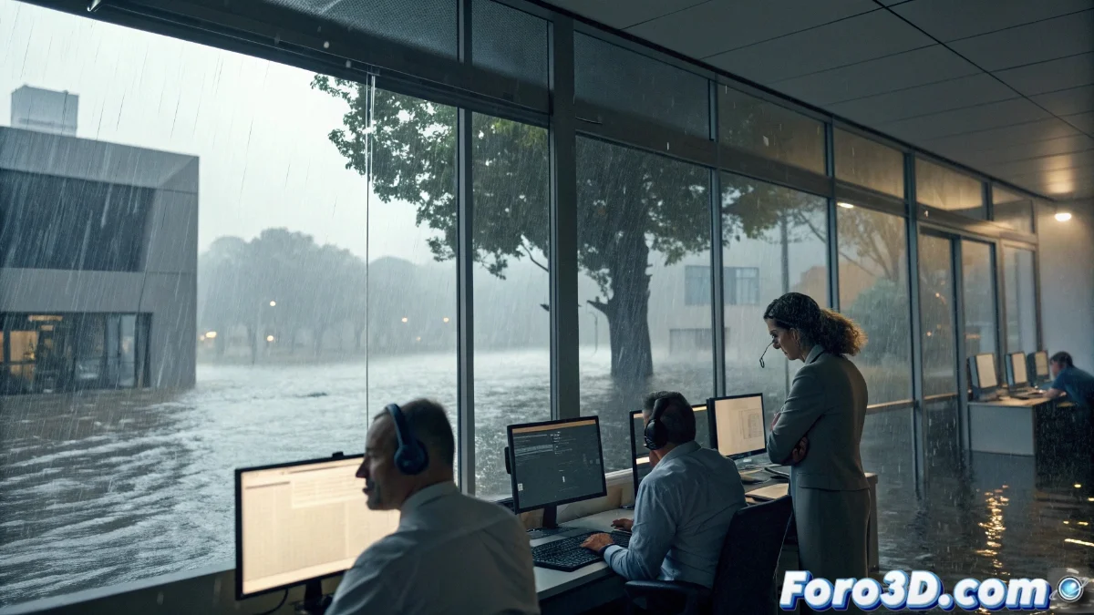 Grabaciones de audio de teleasistencia mostradas en pantalla de ordenador durante investigación judicial con documentos legales de fondo